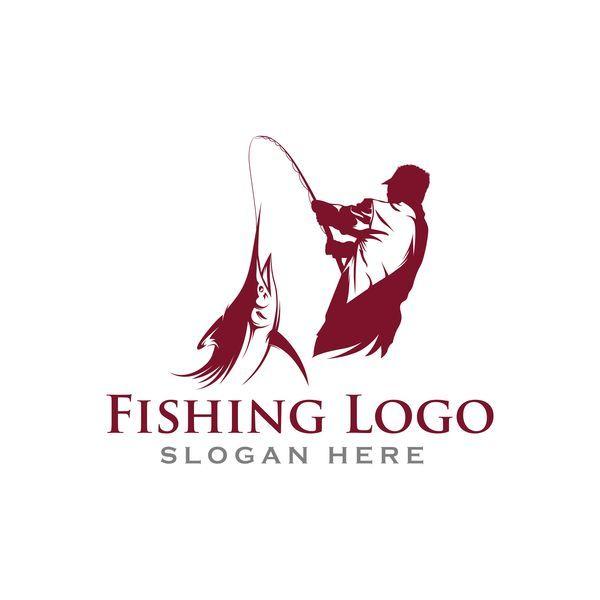 Fising Logo - Fishing logo design vector material 03 free download