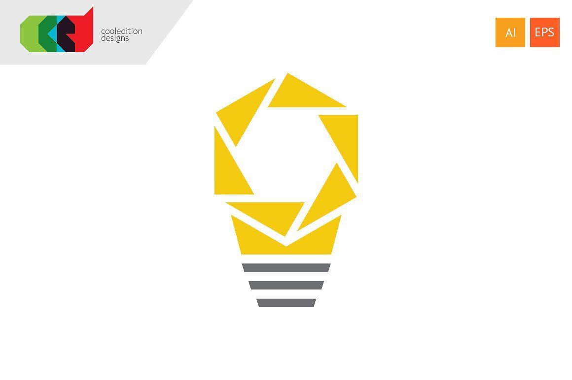 Idea Logo - Photo Idea - Logo Template + Free BC ~ Logo Templates ~ Creative Market