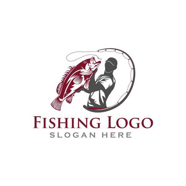Fising Logo - Fishing logo design vector material 01 free download