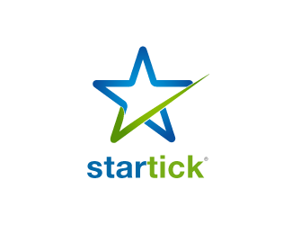 Tick Logo - Star tick Designed