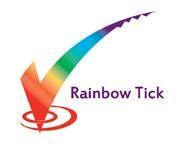 Tick Logo - Rainbow Tick Logo