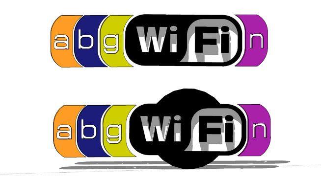 Hotspot Logo - 802.11x (a b g n) Certified, Logo, WiFi Hotspot Signage | 3D Warehouse