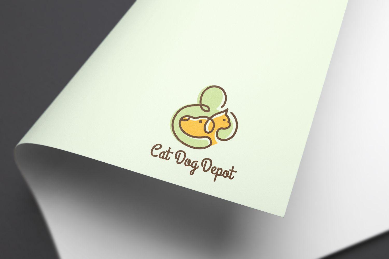 Catdog Logo - Cat Dog Depot. I designed this logo