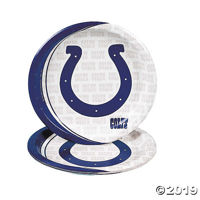 Orientaltrading.com Logo - NFL® Indianapolis Colts™ Logo Dinner Plates