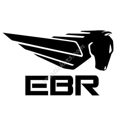 EBR Logo - EBR Logo (003)Stickers (15 x 8.8 cm) - ステッカー、カッティング ...