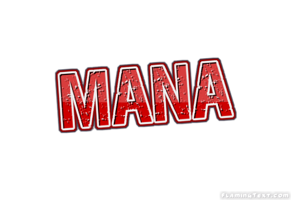 Mana Logo - Mana Logo | Free Name Design Tool from Flaming Text