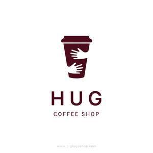 Hiug Logo - Coffee cup hug logo – biglogoshop