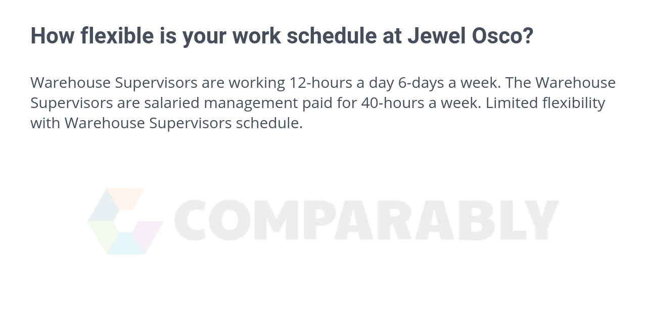 Jewel-Osco Logo - How flexible is your work schedule at Jewel Osco? Osco