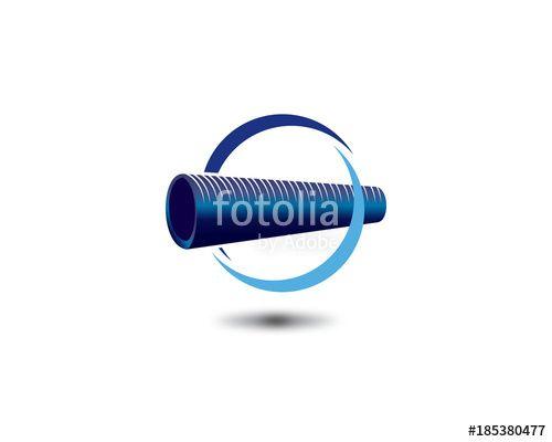 Pipe Logo - Water Pipe Logo Stock Image And Royalty Free Vector Files
