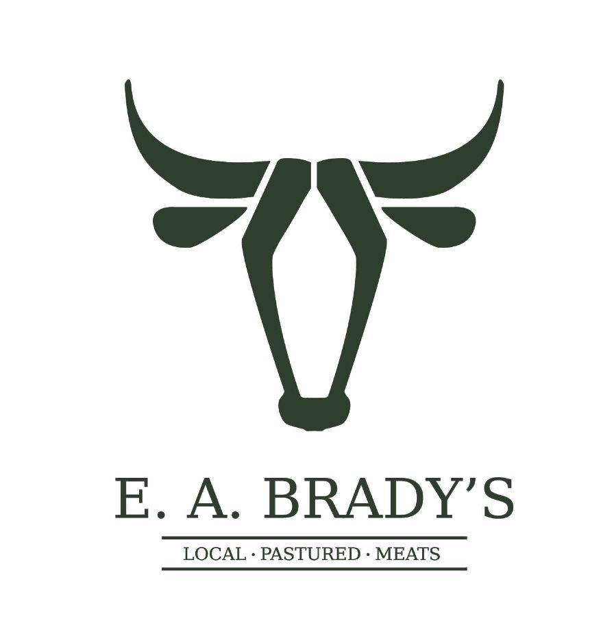 Butcher Logo - butcher logo. Branding. E.A. Brady's Brown Design