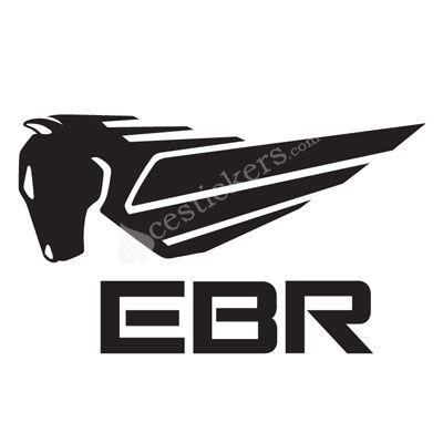 EBR Logo - EBR Logo (004)Stickers (15 x 8.8 cm) - ステッカー、カッティング ...