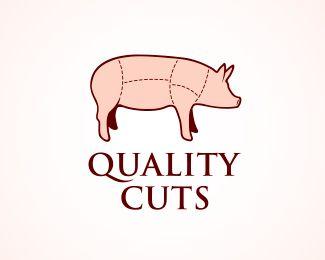 Butcher Logo - Quality Cuts Butcher Designed