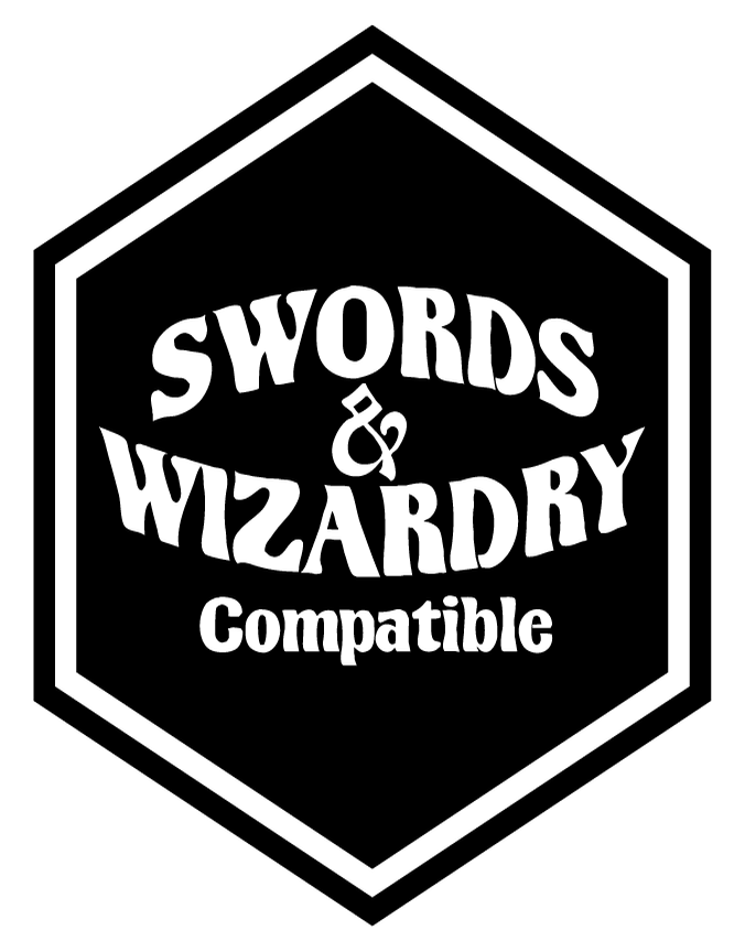 Wizardry Logo - Swords & Wizardry Compatibility Logo Hill Games