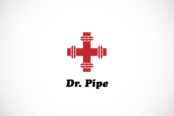 Pipe Logo - Logo: Dr. Pipe Plumbing