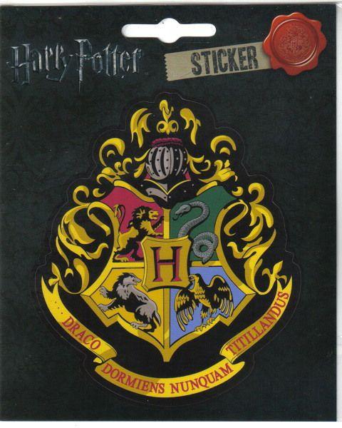 Wizardry Logo - Harry Potter Hogwarts School of Wizardry Logo Peel Off Image Sticker