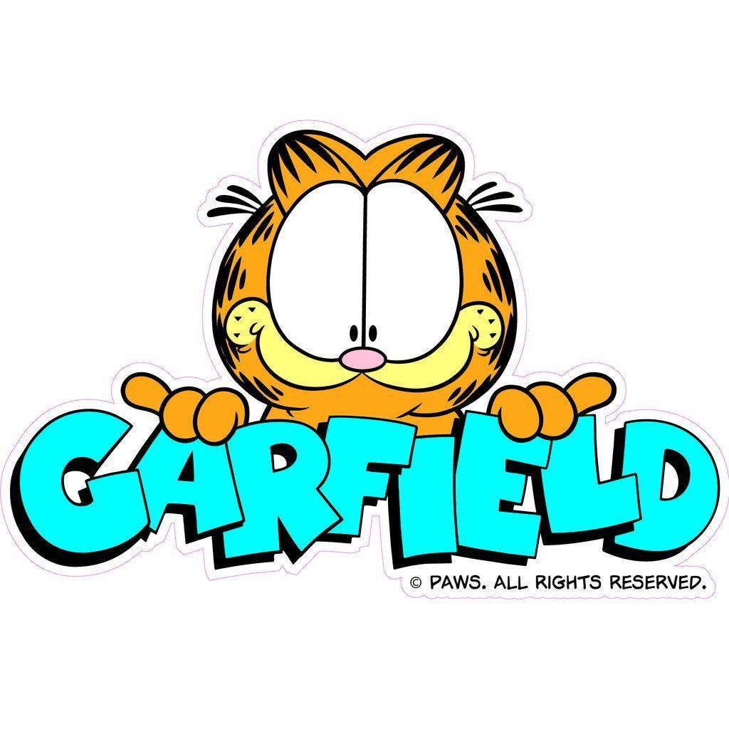 Garfield Logo - Garfield above Blue Logo Decal – Freeze Tag Store