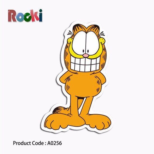 Garfield Logo - A0256 Stickers Garfield logo cool shoes cartoon waterproof suitcase ...