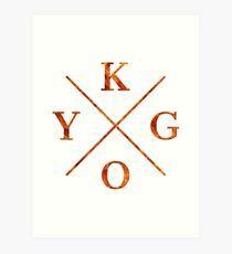 Kygo Logo - Kygo Logo Design & Illustration Art Prints | Redbubble