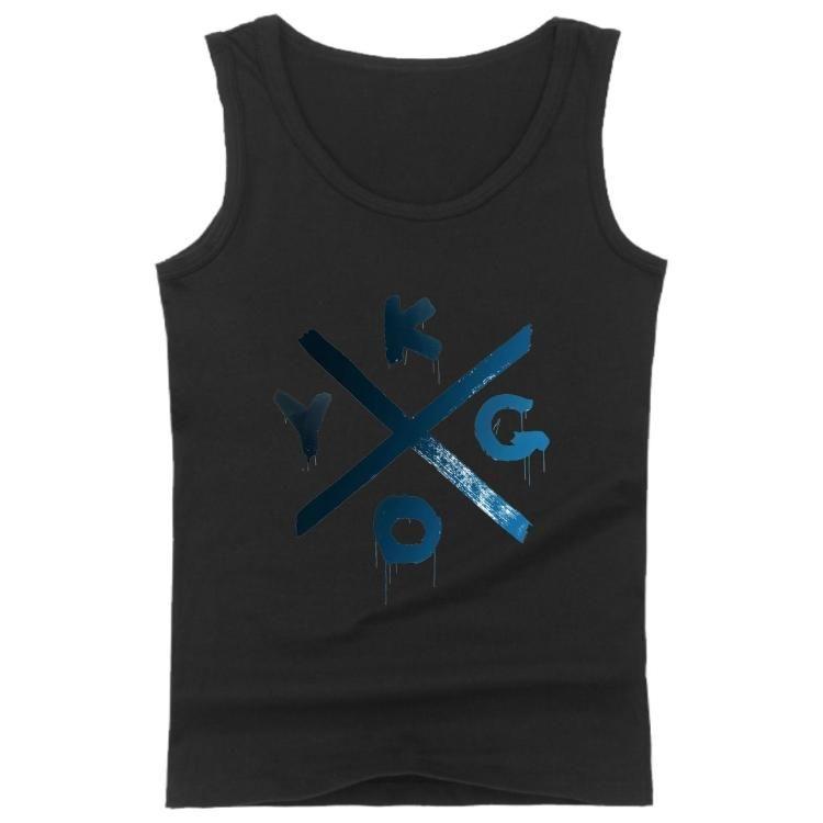 Kygo Logo - LUCKYFRIDAYF 2017 DJ Kygo Logo Summer Men Vest Tank Tops Men