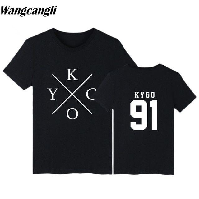 Kygo Logo - New DJ Kygo Logo Fans Club Summer Cotton T shirt Men Short