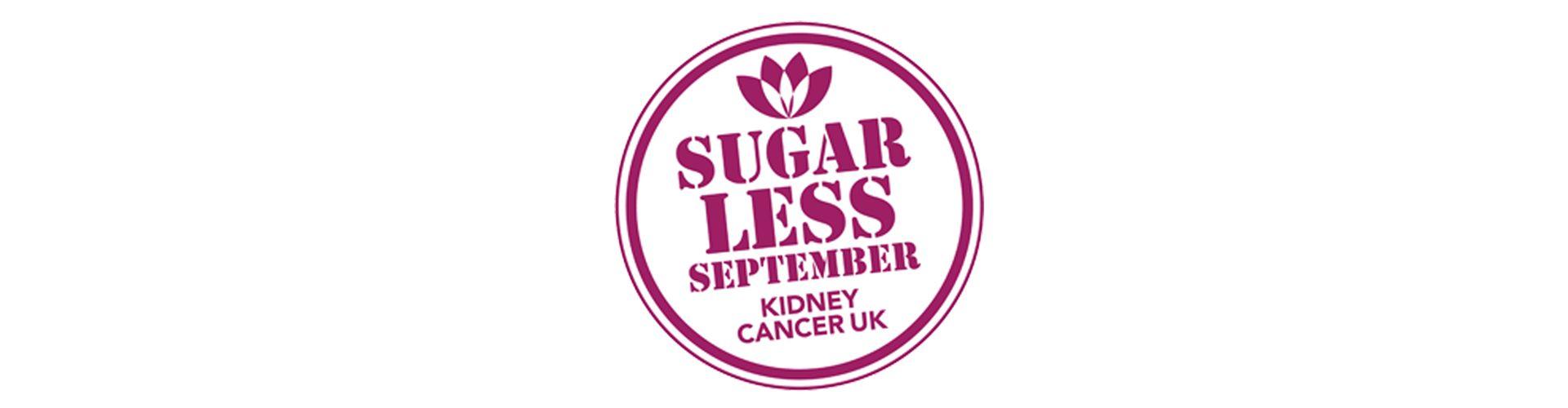 The Sugar Circle Logo - Kidney Cancer UK Sugar Less September Cancer UK