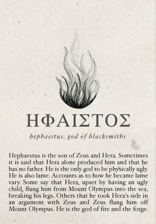 Hephaestus Logo - Greek Gods Hephaestus uploaded by Hallana Terra