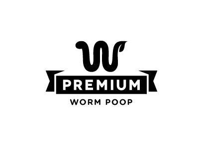Worm Logo - Premium Worm Poop Logo