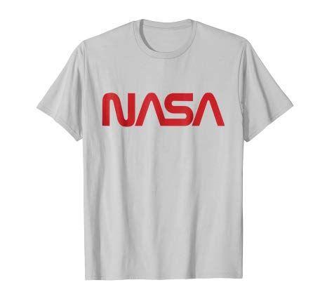 Worm Logo - NASA Vintage Worm Logo T Shirt: Clothing