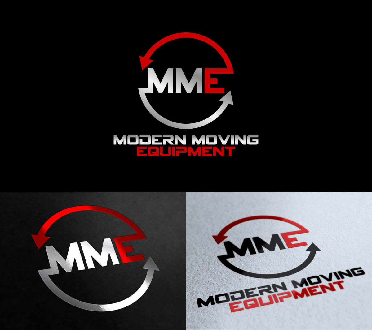 Mme Logo - Moving Logo Design for Modern Moving Equipment by AFD. Design