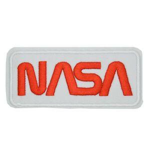 Worm Logo - NASA Worm Logo Space Program Embroidered Patch Iron/Sew On Appllique ...