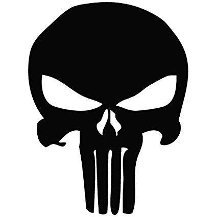 Tribal Logo - Punisher Logo - Tribal Decal Vinyl Sticker for Car, Ipad, Macbook ...