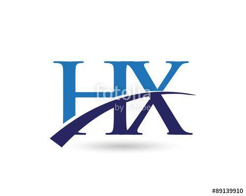 Hx Logo - HX Logo Letter Swoosh