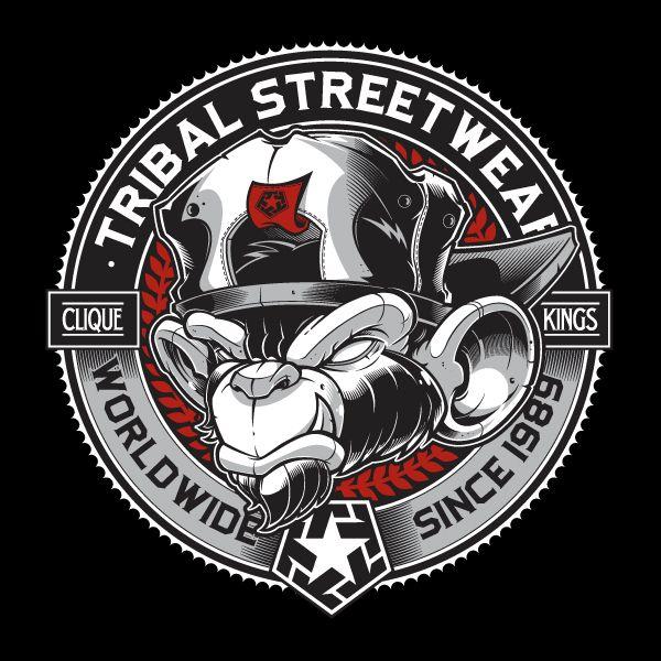 Tribal Logo - Monkey – Men's T Shirt – Tribal Streetwear – Worldwide Headquarters