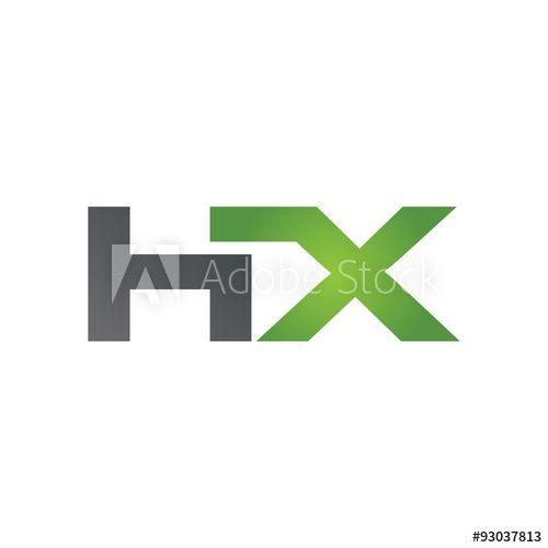 Hx Logo - HX company linked letter logo green - Buy this stock vector and ...