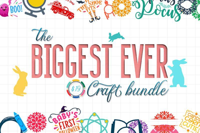 Evercraft Logo - The Biggest Ever Craft Bundle By TheHungryJPEG | TheHungryJPEG.com