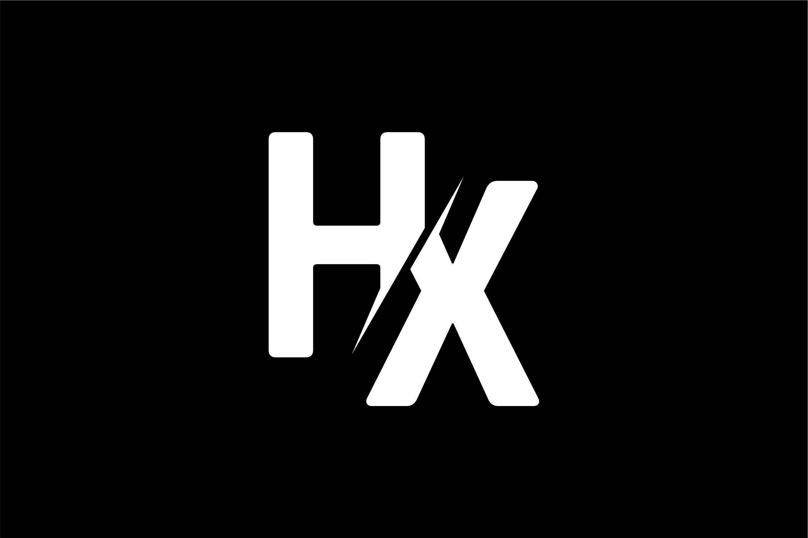Hx Logo - Monogram HX Logo design