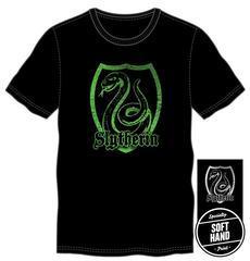 Slytherine Logo - Harry Potter Slytherin Logo Specialty Soft Hand Print Men's Black T
