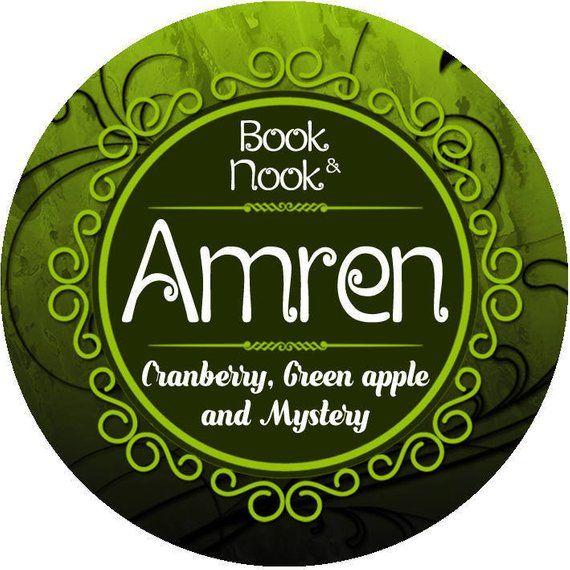 Amren Logo - Amren 4.5oz tin A Court of Mist and Fury Scented Soy | Etsy