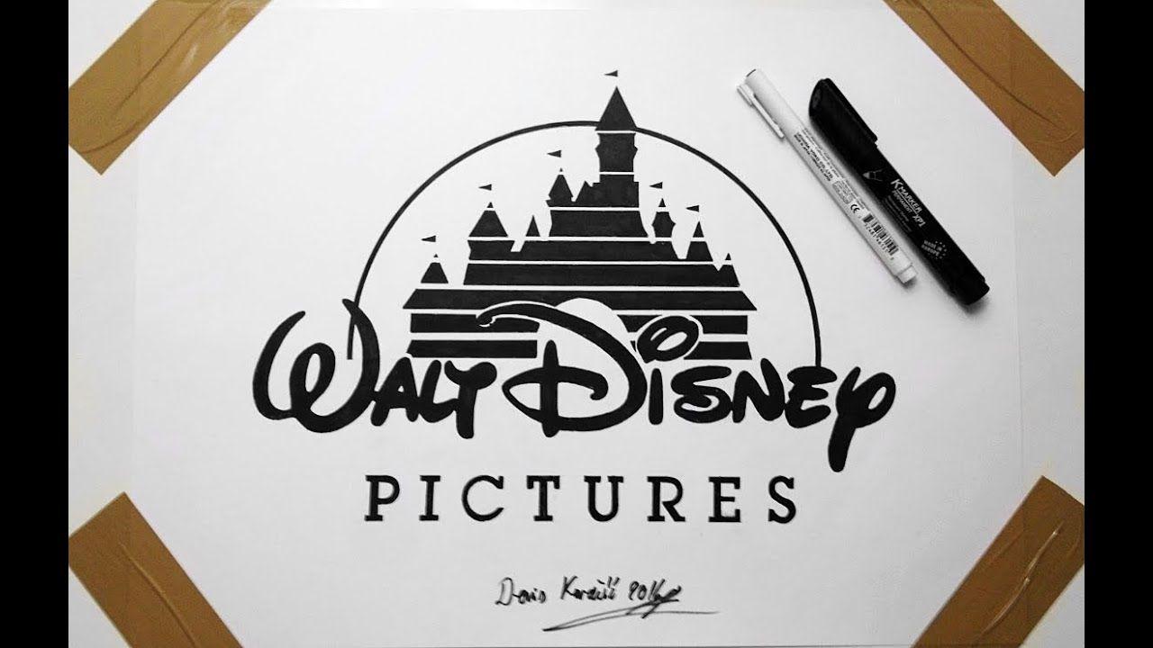 Dsiney Logo - Disney Logo Drawing - Fan Art Cartoon - YouTube