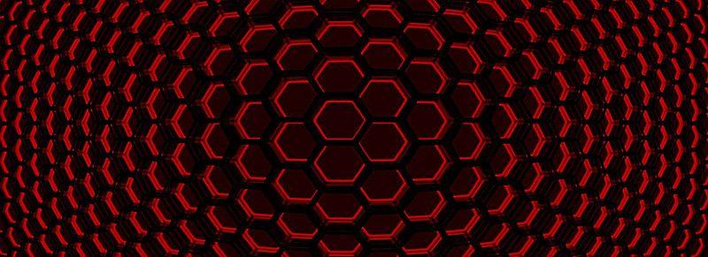 Black and Red Hexagon Logo - Hexagon Texture, Hexagon, Black, Red Background Image for Free Download