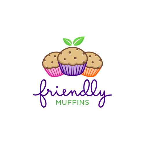 Muffin Logo - Logo for Friendly Muffins. Logo design contest