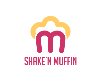 Muffin Logo - shake & muffin Designed
