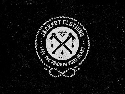 Clothin Logo - JACKPOT clothing - Logo (2013) by Robert Frog | Dribbble | Dribbble
