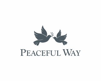 Peaceful Logo - Peaceful Way Designed by DANYCAT | BrandCrowd