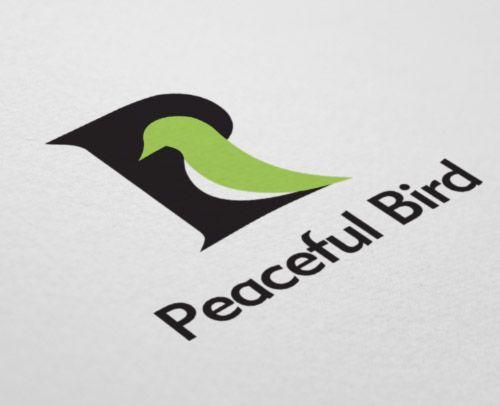 Peaceful Logo - Peaceful Bird. Sothink Logo Shop