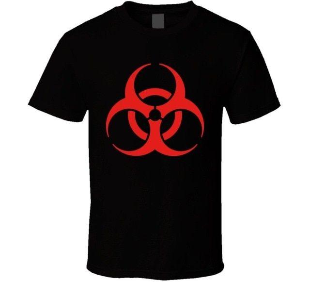 Hazmat Logo - Biohazard Logo Hazmat Hazard Symbol T Shirt In T Shirts From Men's