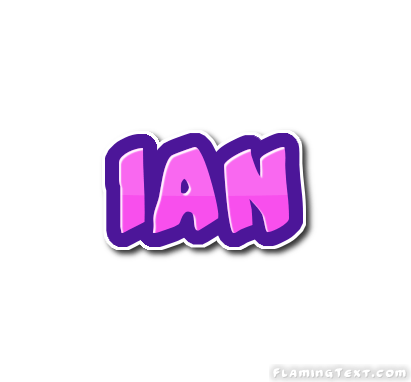 Ian Logo - Ian Logo | Free Name Design Tool from Flaming Text