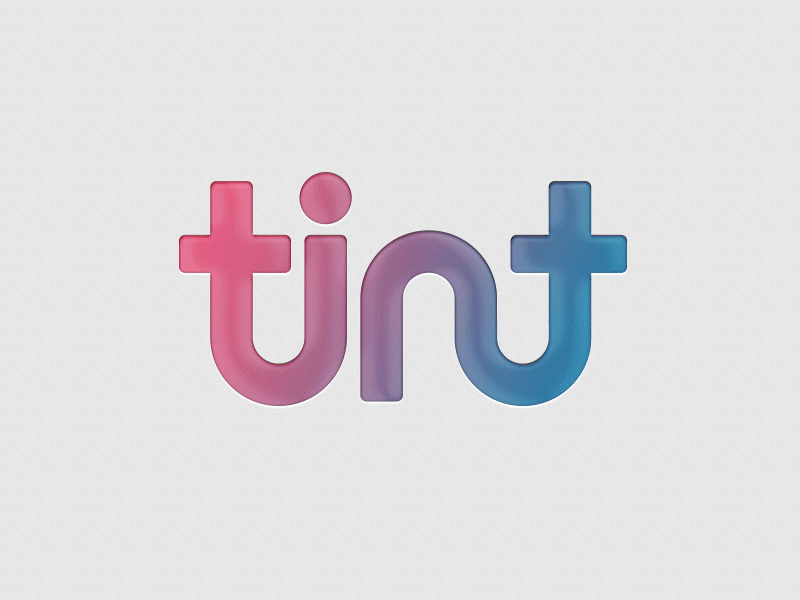 Tint Logo - Tint Logo [Animated GIF] by Wesley Marc Bancroft ᵂᴹᴮ. Dribbble