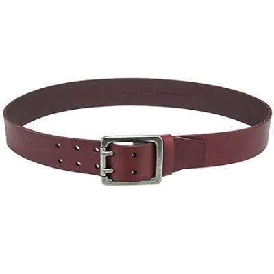 Belt Logo - Carhartt Belts: Men's Brown 2217 20 Bridle Leather Logo Work Belt