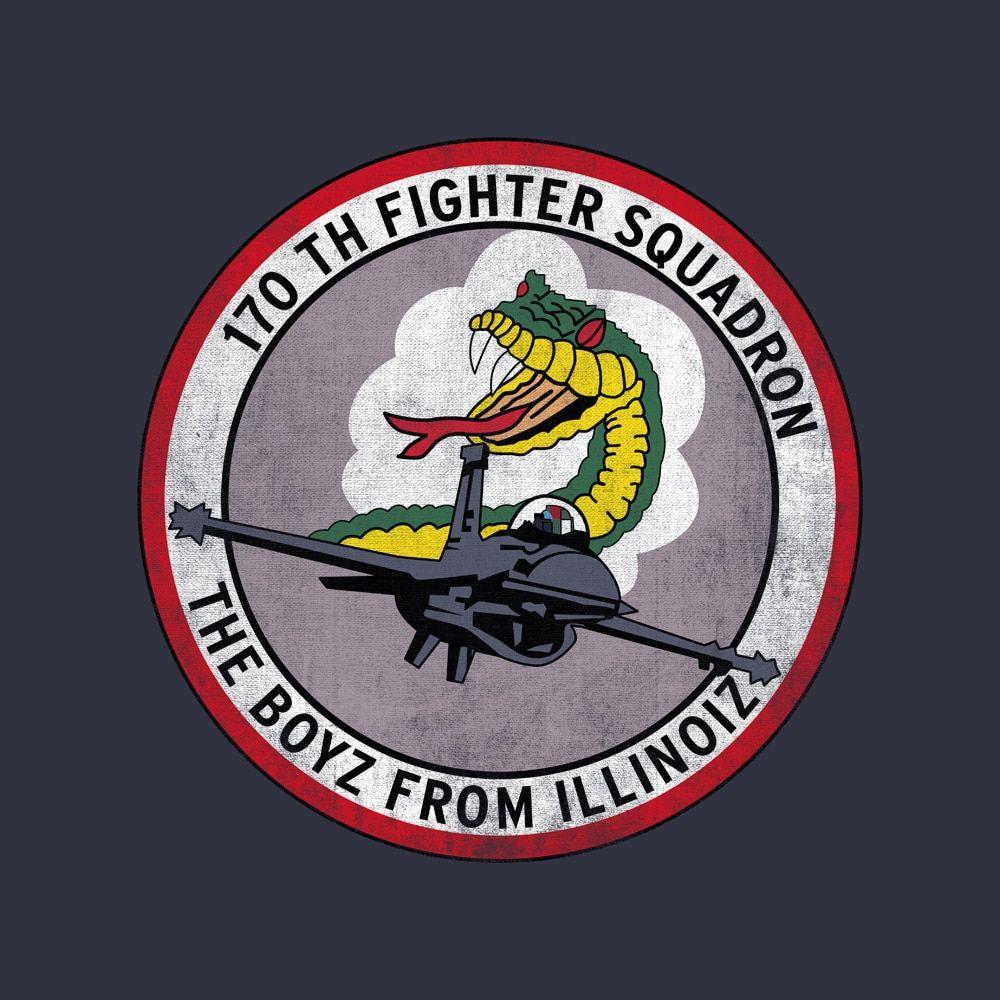 Squadron Logo - 170th Fighter Squadron Logo Shirt - Old Capitol Goods